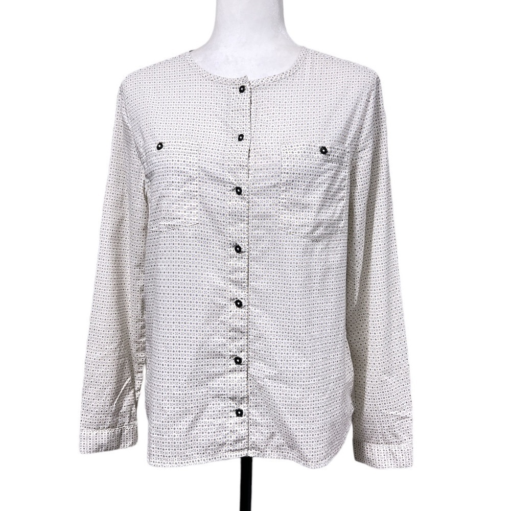 Harris Wilson Long Sleeve Button Down Top